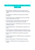 WGU D775 Introduction to Business Finance &ndash; Study Guide
