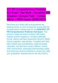 ATI PN Comprehensive Predictor Exit Exam Test Bank&colon; 300 Questions & NGN Cases 2026&sol;2027