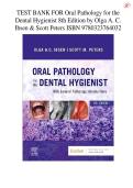 TEST BANK FOR Oral Pathology for the  Dental Hygienist 8th Edition by Olga A&period; C&period;  Ibsen & Scott Peters ISBN 9780323764032