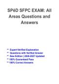 SP&emacr;D SFPC Exam &vert; All Areas Questions & Answers&comma; Security Fundamentals Certification Review 2026-2027