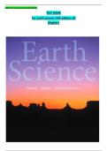 Test Bank for Earth Science 14th Edition by Edward J&period; Tarbuck&comma; Frederick K&period; Lutgens & Dennis G&period; Tasa &vert; Complete Chapters &vert; Latest Updated 2025&ndash;2026