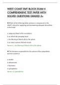 WEST COAST EMT BLOCK EXAM 4&NewLine;COMPREHENSIVE TEST PAPER WITH&NewLine;SOLVED QUESTIONS GRADED A&plus;