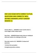IDM 1010 EXAM WITH CORRECT ACTUAL &NewLine;QUESTIONS AND CORRECTLY WELL &NewLine;DEFINED ANSWERS LATEST ALREADY &NewLine;GRADED A&plus; 