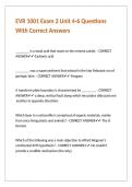 EVR 1001 Exam 2 Unit 4-6 Questions With Correct Answers