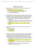 NURS 651- Module 3 Quiz &vert; Questions and Answers with Rationales &vert; 2026&sol;27 Updated &vert; 100&percnt; Correct - Maryville University&period;