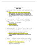 NURS 651- Module 4 Quiz &vert; Questions and Answers with Rationales &vert; 2026&sol;27 Updated &vert; 100&percnt; Correct - Maryville University&period;