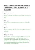 WGU C458 HEALTH FITNESS AND WELLNESS OA EXAMPREP QUESTIONS AND DETAILED SOLUTIONS&period;pdf&NewLine;&NewLine;