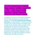 ATI PN Comprehensive Predictor Study Guide & TestBank&colon; Questions 1-300 &vert; 100&percnt; Score Verified