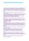 CIA EXAM 2 FRAUD&period;FINAL TEST EXAM 20262027&period;&NewLine;