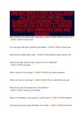 88M RED BOOK STUDY ACTUAL EXAM&NewLine;ALL QUESTIONS AND WELL&NewLine;ELABORATED ANSWERS TOP RATED&NewLine;VERSION FOR ALREADY A&plus; GRADED&NewLine;HIGHLY RECOMMENDED &vert;NEW AND&NewLine;REVISED
