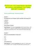 PTCB Exam &vert; 212 Comprehensive Questions and Answers with Rationale &vert; New Update 2026-2027 &vert; Graded A&plus;