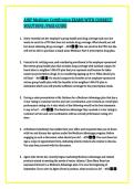 AHIP Medicare Certification EXAMS WITH CORRECT SOLUTIONS GRADED A&plus; &sol;GUARANTEED PASS &excl;&excl;&excl;&period;