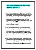 AHIP MEDICARE EXAMS WITH CORRECT ANSWERS&period;&sol;GRADED A&plus; &period;&sol;JUST RELEASED &excl;&excl;&excl;&excl;