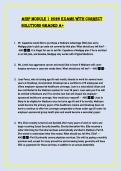 AHIP Module 1 2026 EXAMS WITH CORRECT SOLUTIONS GRADED A&plus;