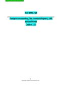 Test Bank for Horngren&rsquo;s Accounting&colon; The Financial Chapters 14th Edition by Tracie Miller-Nobles & Brenda Mattison &vert; Complete Chapters &vert; Latest Updated 2025&ndash;2026