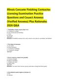 Illinois Concrete Finishing Contractor Licensing Exam &ndash; Practice Questions & Study Guide