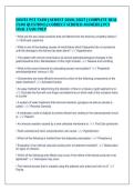 DAVITA PCT EXAM &vert; NEWEST 2026&sol;2027 &vert; COMPLETE REAL&NewLine;EXAM QUESTIONS &vert; CORRECT VERIFIED ANSWERS &vert; PCT&NewLine;FINAL EXAM PREP