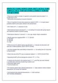 DAVITA PCT EXAM &vert; NEWEST 2026&sol;2027 &vert; ACTUAL EXAM &vert;&NewLine;COMPLETE REAL EXAM QUESTIONS &vert; CORRECT VERIFIED&NewLine;150 QUESTIONS