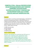 COMPTIA CYSA&plus; CS0-003 CERTIFICATION &NewLine;EXAM WITH QUESTIONS AND VERIFIED &NewLine;ANSWERS&comma; PLUS DETAILED &NewLine;RATIONALES&sol;EXPERT VERIFIED FOR &NewLine;GUARANTEED PASS 2026&sol;LATEST &NewLine;UPDATE&sol;INSTANT DOWNLOAD PDF