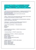 AUXILIARY FLOTILLA LEADERSHIP COURSE&NewLine;EXAM &vert; COMPREHENSIVE QUESTIONS AND&NewLine;VERIFIED ANSWERS &vert; 2026 UPDATE &vert; GRADED&NewLine;A&plus;