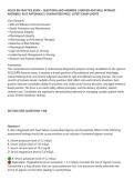 NCLEX RN PRACTICE EXAM &ndash; QUESTIONS AND ANSWERS &vert; VERIFIED AND WELL DETAILED&NewLine;ANSWERS &vert; PLUS RATIONALES &vert; GUARANTEED PASS &vert; LATEST EXAM UPDATE&NewLine;
