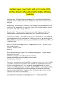 Enrolled Agent Exam Part 1 with all Correct & 100&percnt; Verified Answers &vert;Actual Complete Update &vert;Already Graded A&plus;