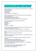 CCMA PRACTICE TEST EXAM &vert; COMPLETE QUESTIONS AND&NewLine;DETAILED SOLUTIONS &vert; 2026 UPDATE &vert; LATEST VERSION