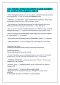 CCMA PRACTICE TEST EXAM &vert; COMPREHENSIVE QUESTIONS&NewLine;AND VERIFIED ANSWERS &vert; 2026 UPDATE