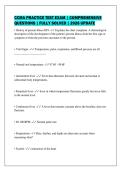 CCMA PRACTICE TEST EXAM &vert; COMPREHENSIVE&NewLine;QUESTIONS &vert; FULLY SOLVED &vert; 2026 UPDATE