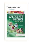 Test Bank for Calculate with Confidence 9th Edition by Deborah Gray Morris Chapter 1-24 &vert; All Chapters with Answers and Rationals