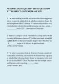 NUR 283 Frequently Tested Exam Questions & Answers &vert; Pediatric Nursing Exam Review