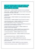 AANP FNP CERTIFICATION EXAM &vert; QUESTIONS AND&NewLine;ANSWERS &vert; 2026 UPDATE &vert; VERIFIED ANSWERS &vert;&NewLine;WITH COMPLETE SOLUTIONS&NewLine;