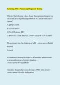 Kettering TMC Pulmonary Diagnostic Testing &vert; TMC Exam Review & Practice Questions