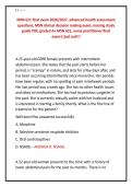 MSN 621 final exam 2026&sol;2027&comma; advanced health assessment &NewLine;questions&comma; MSN clinical decision making exam&comma; nursing study &NewLine;guide PDF&comma; graded A&plus; MSN 621&comma; nurse practitioner final &NewLine;exam&vert;&vert;just out&excl;&excl;&excl;