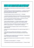 SURGICAL TECH EXAM &vert; QUESTIONS AND ANSWERS &vert; 2026&NewLine;UPDATE &vert; 100&percnt; VERIFIED &vert; WITH COMPLETE SOLUTIONS