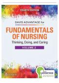 Davis Advantage for Fundamentals of Nursing&comma; 4th Edition &ndash; Complete Test Bank