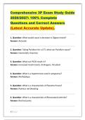 Comprehensive 3P Exam Study Guide &NewLine;2026&sol;2027&colon; 100&percnt; Complete &NewLine;Questions and Correct Answers &NewLine;&lpar;Latest Accurate Update&rpar;&period; 