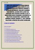 NAPA CPFA Certification Exam Prep 2026-2027&colon; 255&plus; Practice Questions with Verified Answers & Rationales &vert; Complete Study Guide &vert; Latest DOL Fiduciary Rule&comma; SECURE 2&period;0 Act&comma; ERISA Compliance &vert; Graded A&plus; &vert; Pass with Confidence