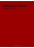 Radiographic Positioning & Related Anatomy 2026&sol;2027 &vert; Study Guide & Practice Questions