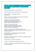 NUR 216 &ndash; HEALTH ASSESSMENT EXAM 2 &vert; QUESTIONS&NewLine;AND ANSWERS &vert; 2026 UPDATE &vert; WITH COMPLETE&NewLine;SOLUTIONS