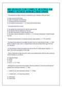ABO ADVANCED EXAM &vert; COMPLETE QUESTIONS AND&NewLine;CORRECT DETAILED ANSWERS &vert; 2026 UPDATE