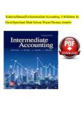 Complete Solution manual for Intermediate Accounting 11th Edition by David spiceland&comma; Mark Nelson&comma; Wayne Thomas Jennifer &comma;verified chapters 1-21&sol;complete newest version