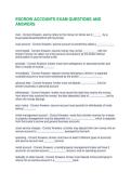 ESCROW ACCOUNTS EXAM QUESTIONS AND ANSWERS