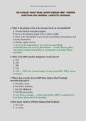 19D CAVALRY SCOUT EXAM LATEST VERSION PREP - VERIFIED QUESTIONS AND ANSWERS - COMPLETE COVERAGE