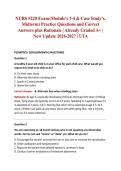 NURS 5220 Exam &lpar;Module's 1-4 & Case Study's&comma; Midterm&rpar; Practice Questions and Correct Answers plus Rationale &vert; Already Graded A&plus; &vert; New Update 2026-2027 &vert; UTA