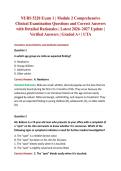 NURS 5220 Exam 1 &vert; Module 2 Comprehensive Clinical Examination Questions and Correct Answers with Detailed Rationales &vert; Latest 2026&ndash;2027 Update &vert; Verified Answers &vert; Graded A&plus; &vert; UTA