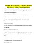 BSN 366 - HESI Exit Exam V3&ndash; Verified Questions&NewLine;and Answers&comma; Grade A&vert; Latest Update 2026