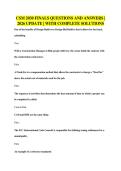 CSM 2030 FINALS QUESTIONS AND ANSWERS &vert;&NewLine;2026 UPDATE &vert; WITH COMPLETE SOLUTIONS