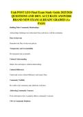 Utah POST LEO Final Exam Study Guide 2025&sol;2026&NewLine;QUESTIONS AND 100&percnt; ACCURATE ANSWERS&NewLine;BRAND NEW EXAM ALREADY GRADED &lpar;A&plus;&NewLine;PASS&rpar;