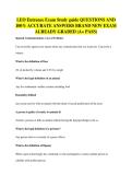 LEO Entrance Exam Study guide QUESTIONS AND&NewLine;100&percnt; ACCURATE ANSWERS BRAND NEW EXAM&NewLine;ALREADY GRADED &lpar;A&plus; PASS&rpar;